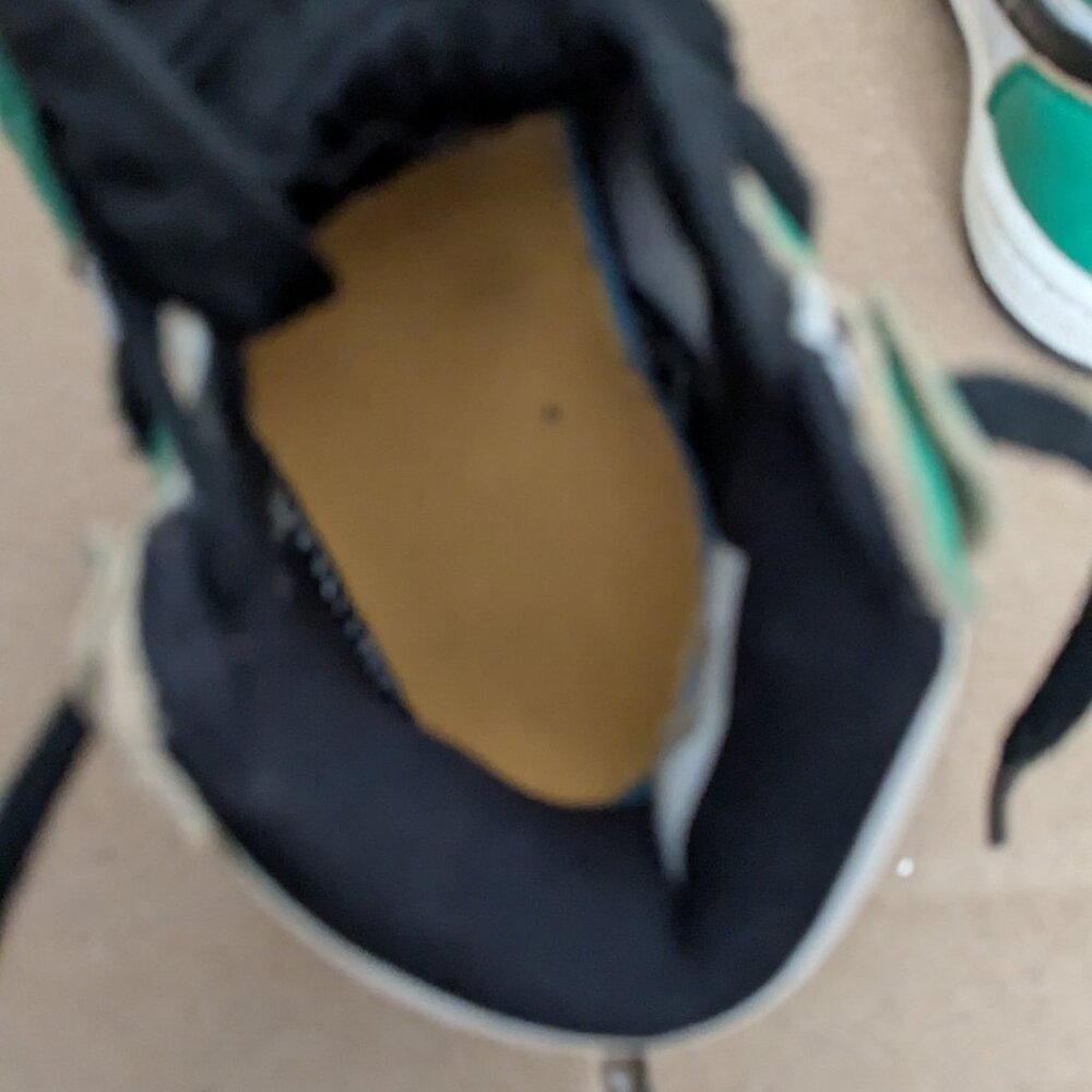 Jordan Nike Kids Air Jordan 1 Retro High OG "Lucky Green" sneakers Size 7 - Picture 10 of 14